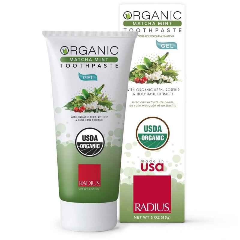 Organik Diş Macunu Jel, Nane Aloe Neem,85 gr, Radius 07/2022