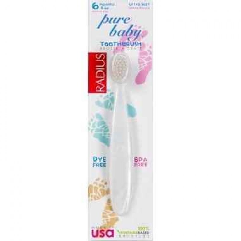 Başlangıç Diş Fırçası (6-18 ay) Ultra Yumuşak, Pure Baby, Radius