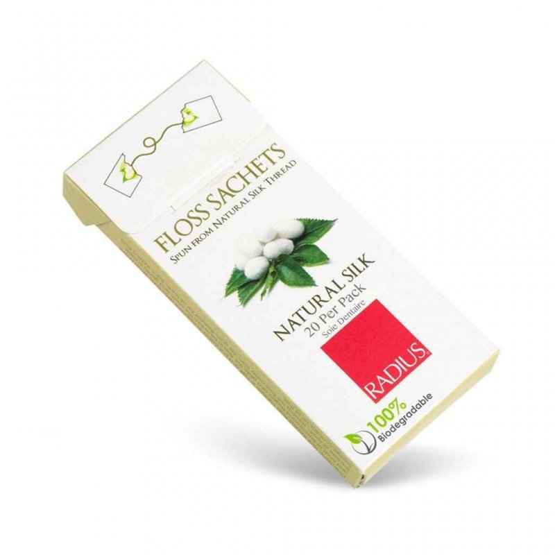 Doğal İpek Diş İpi, Bal Mumlu, Yuvarlak, Radius (20 adet)