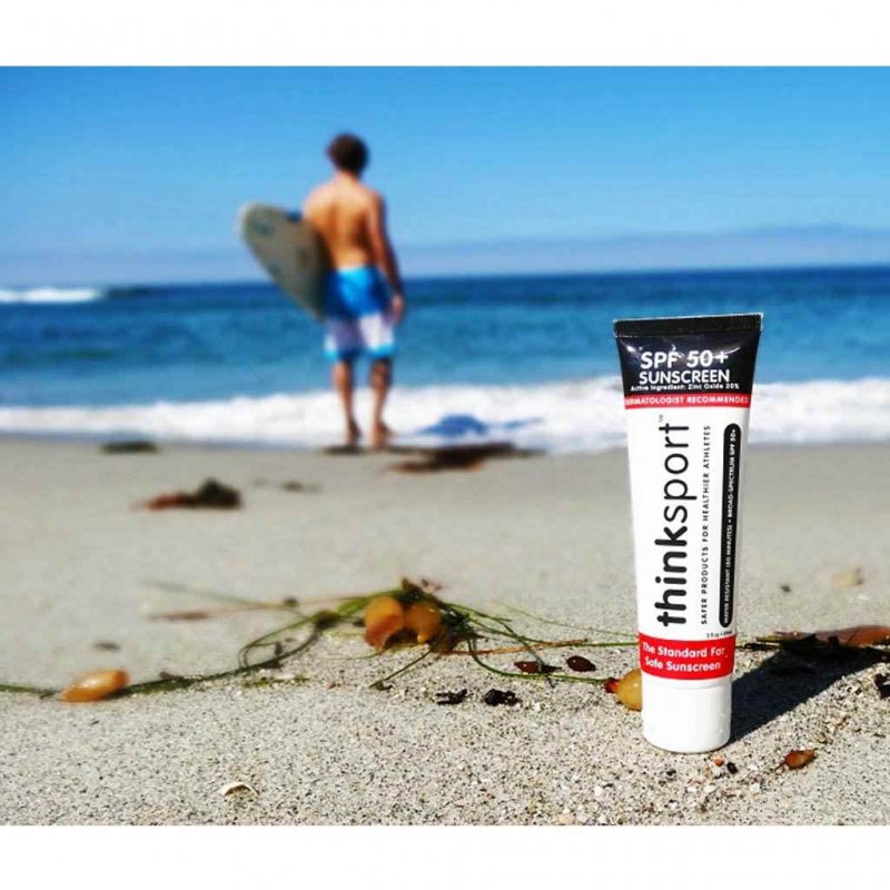 Doğal Güneş Koruyucu Kremi, Yetişkin, Thinksport, SPF50+, 89 ml (12 Yaş ve üzeri), 06/2022