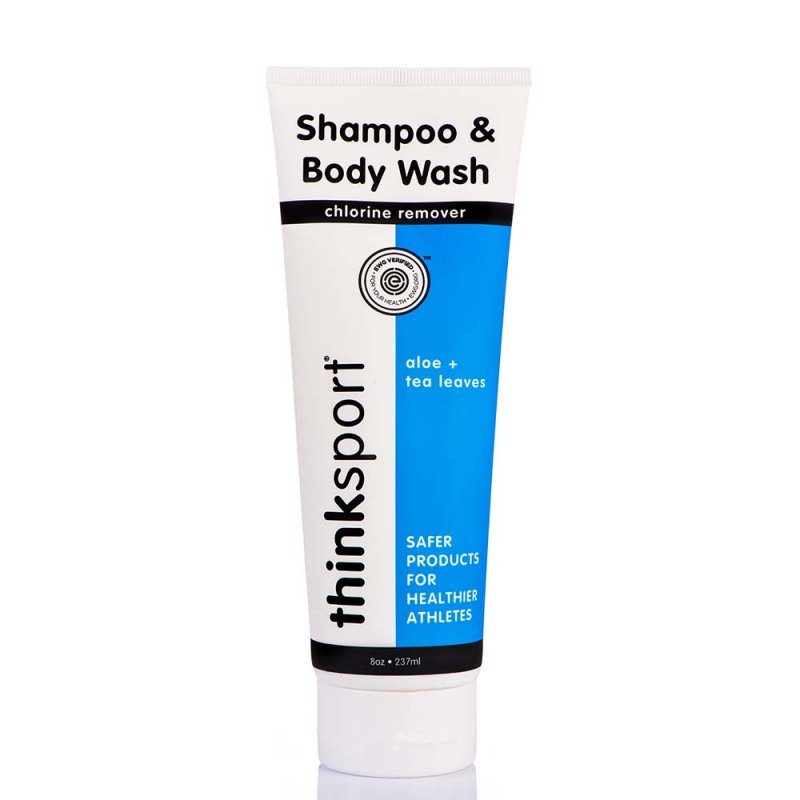Doğal Yetişkin Saç ve Vücut Şampuanı, Klor Çözücü (237 ml), Thinksport