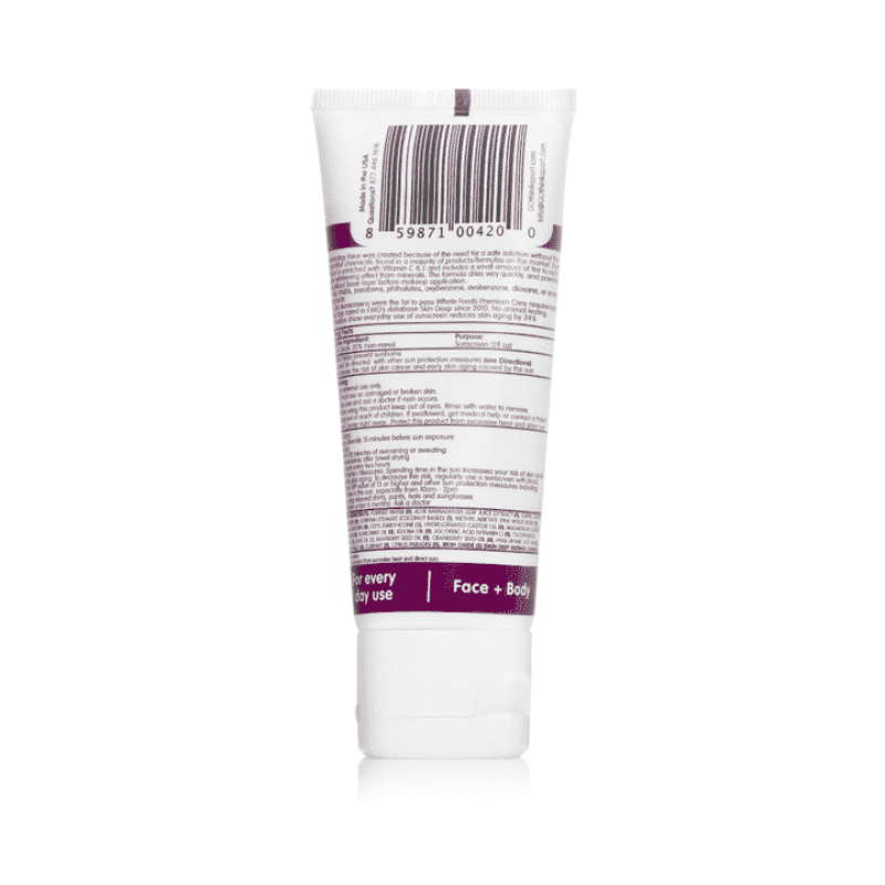 Doğal Günlük Yüz Güneş Kremi, Renkli, Everyday Face, SPF 30+, (59ml),Thinksun,
