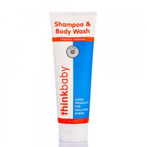 Doğal Bebek Saç ve Vücut Şampuanı, Klor Çözücü (237 ml), (Yenidoğan - 36 ay), Thinkbaby